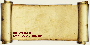 Isidor Terzić vizit kartica